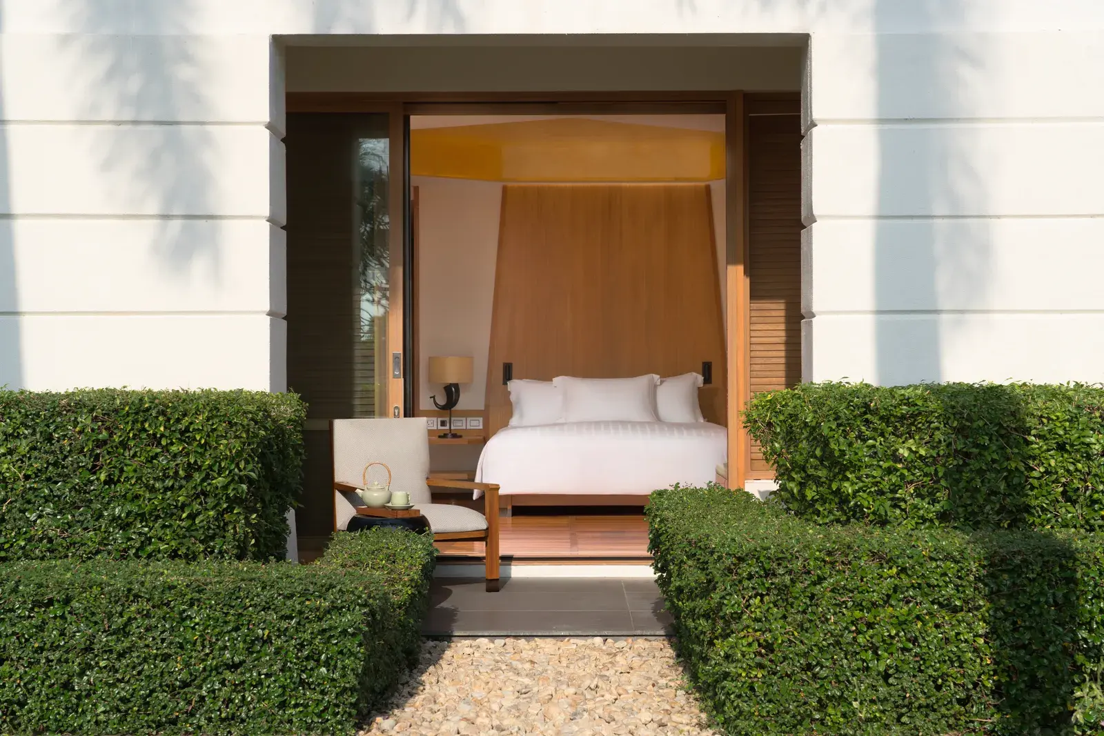 Ocean Room private terrace at Chiva-Som Hua Hin Wellness Resort