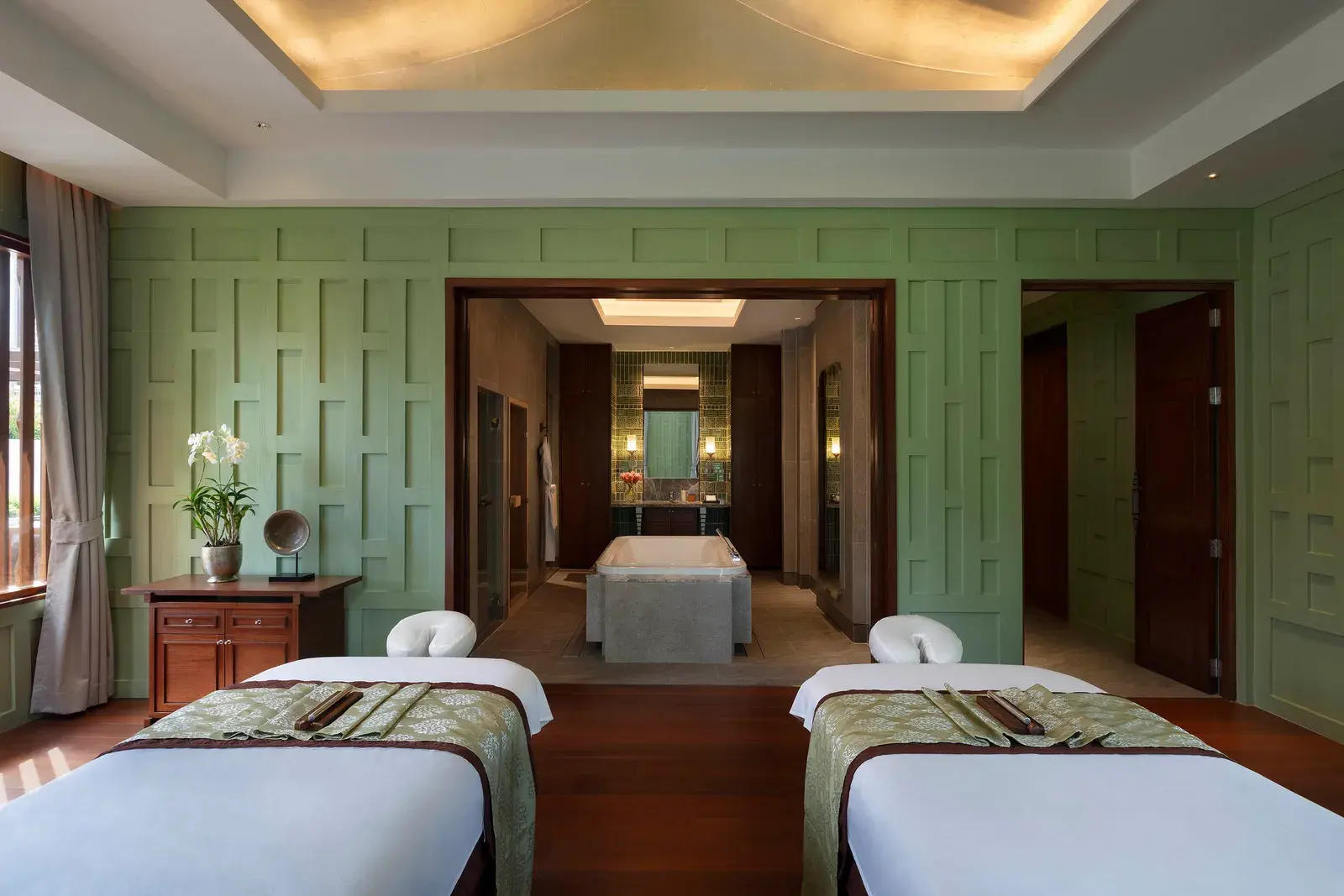 Spa treatment room at The Sukhothai Bangkok