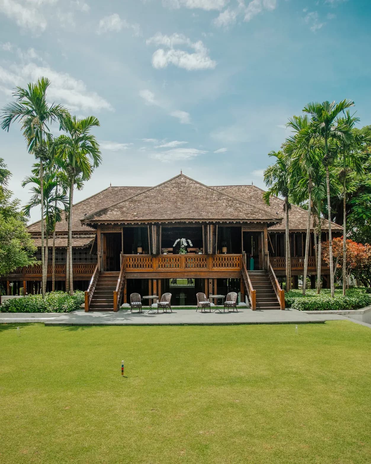 The namesake heritage teak house at 137 Pillars House Chiang Mai