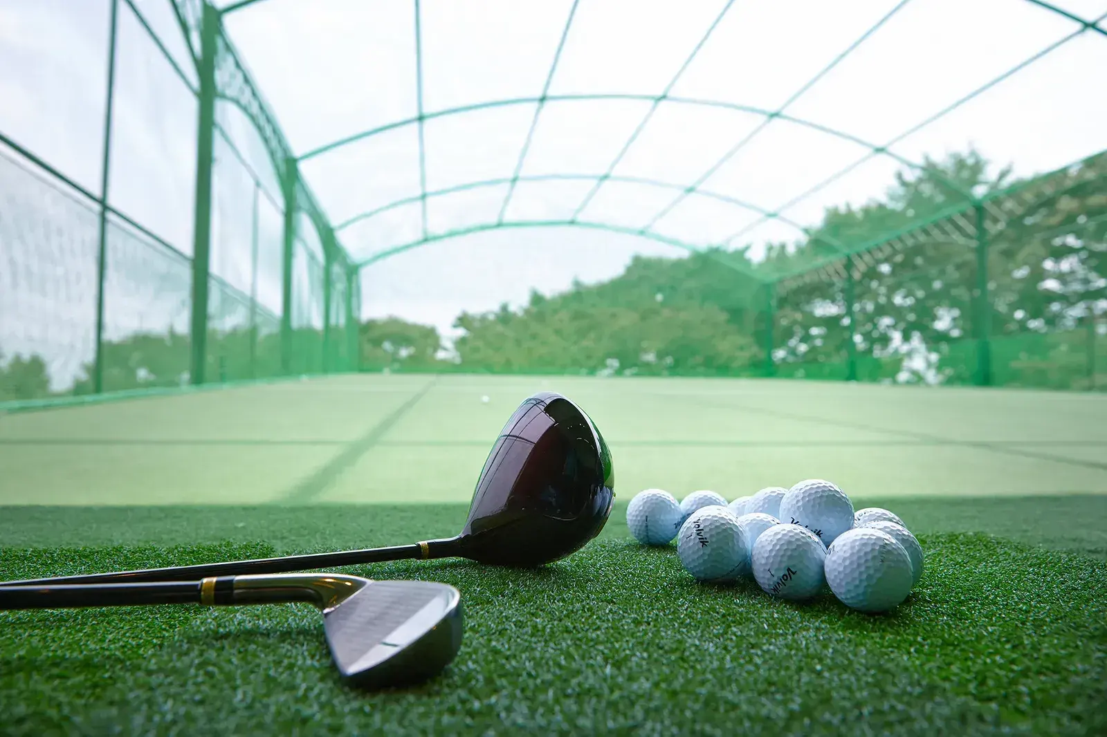 Indoor golf range at The Shilla Seoul