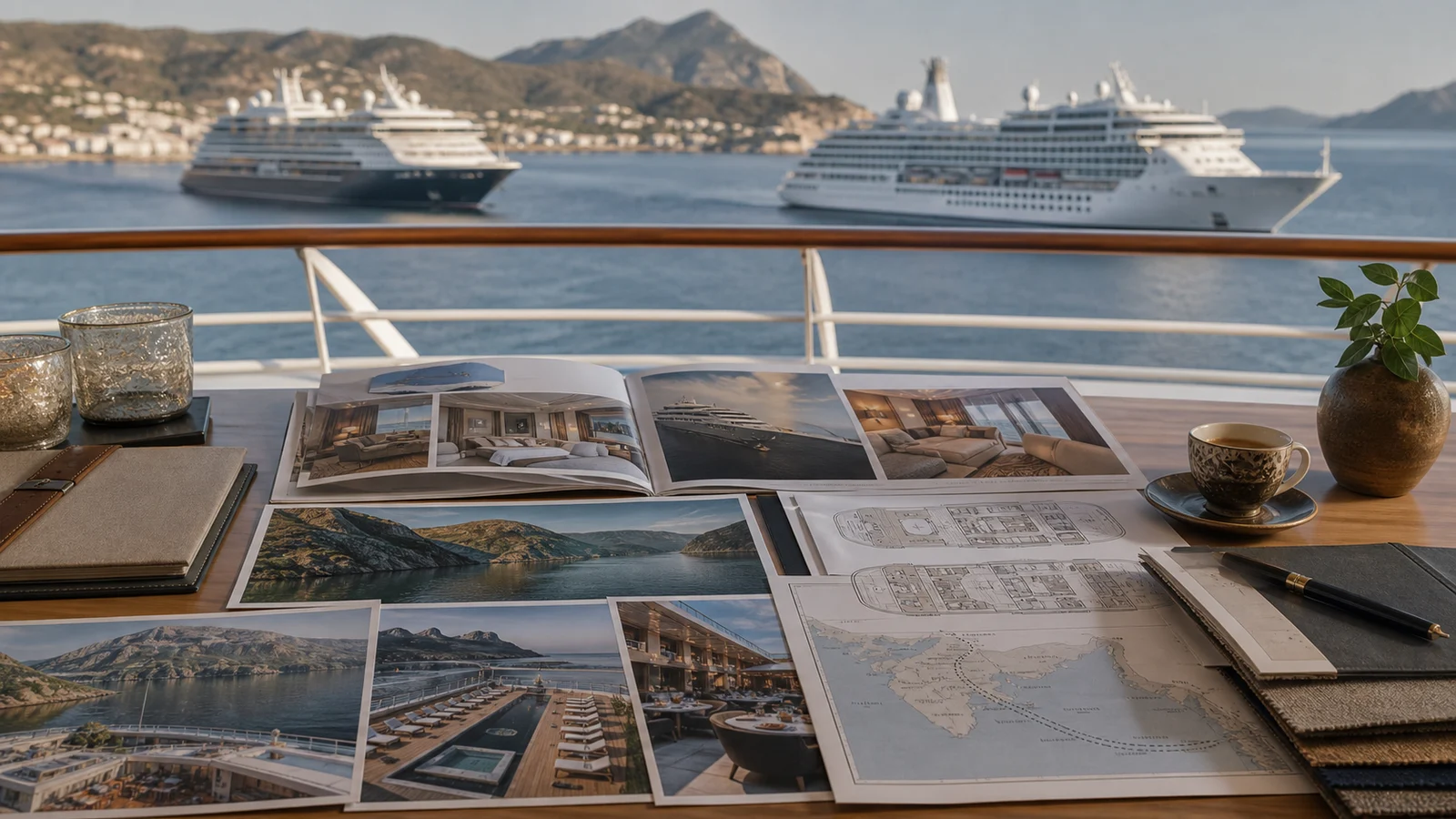 Silversea vs. Regent Seven Seas route-planning VIAIVE visual.